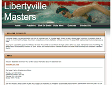 Tablet Screenshot of libertyvillemasters.com